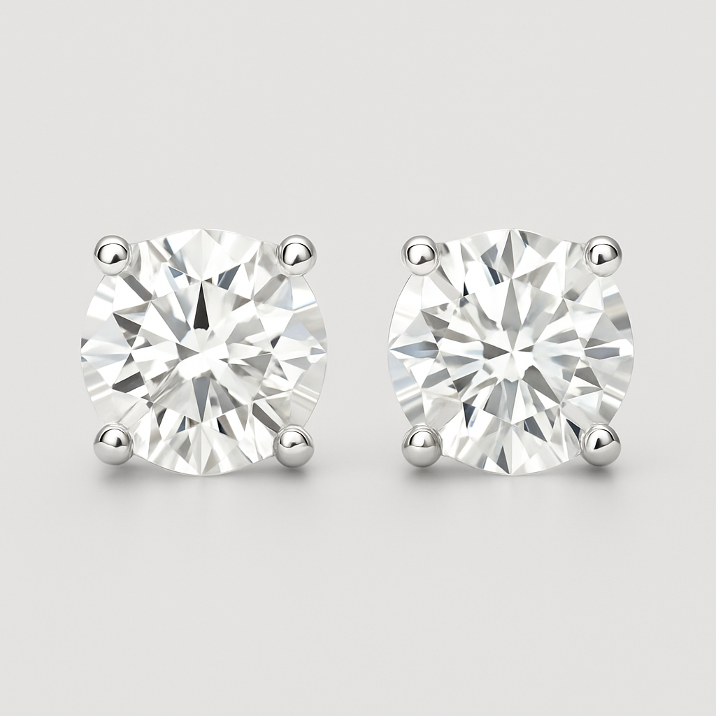 Valerara GRA Certified Moissanite Earrings