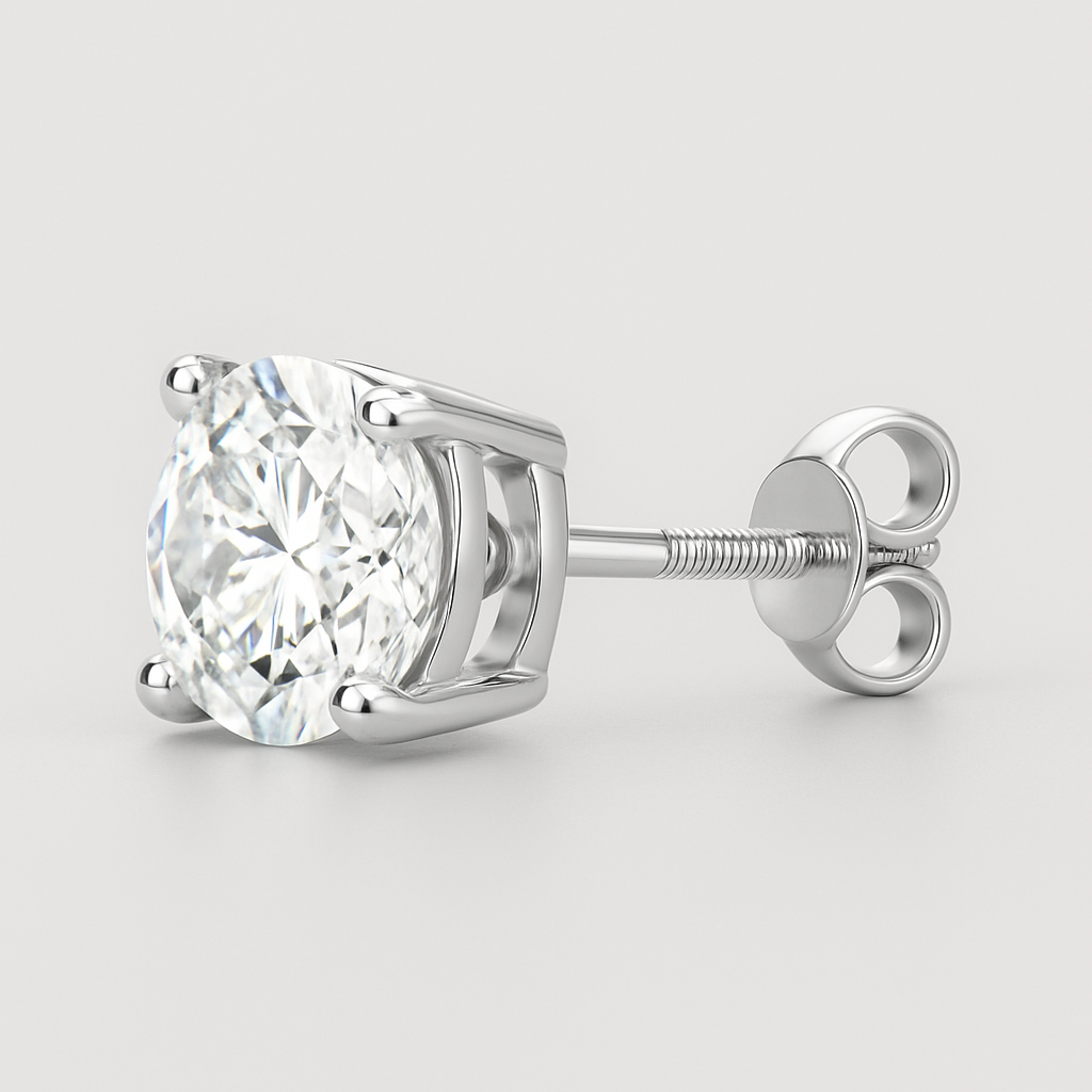 Valerara GRA Certified Moissanite Earrings