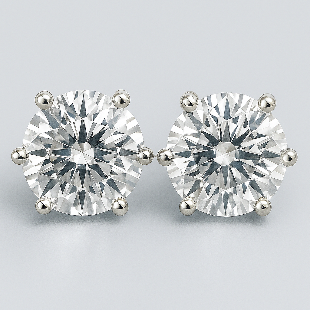 Valerara GRA Certified Moissanite Earrings
