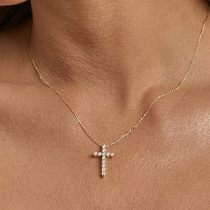 Valerara Lume Cross Necklace