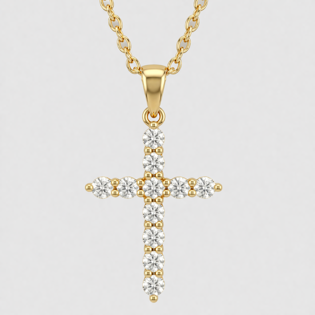 Valerara Lume Cross Necklace